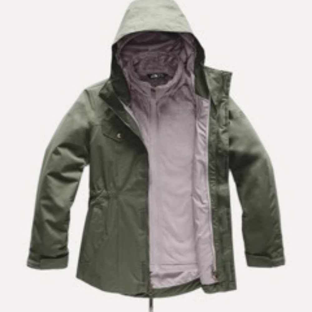 Girls' Osolita 2.0 Triclimate® Jacket - XL/18 Green/Purple